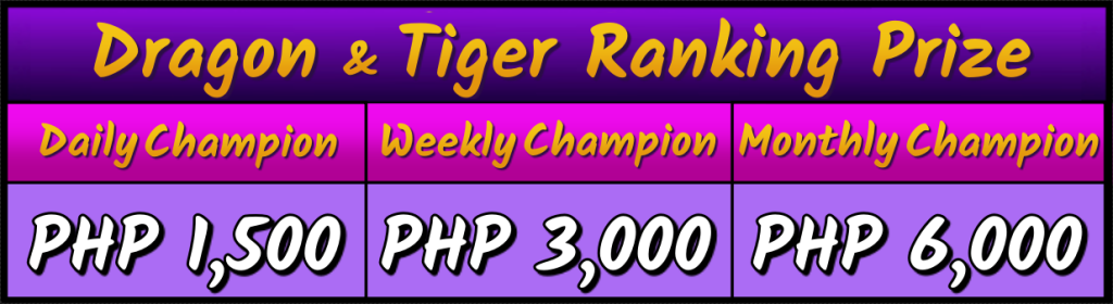 dragon tiger daily tournament bonus details